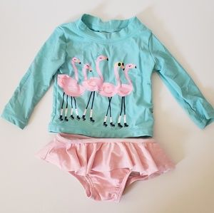 Carter's Flamingo Bathing Suit 12 Months
